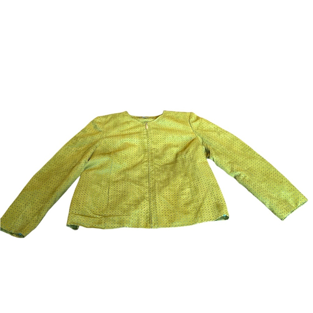 Brat 💚 Green Eyelet Blazer